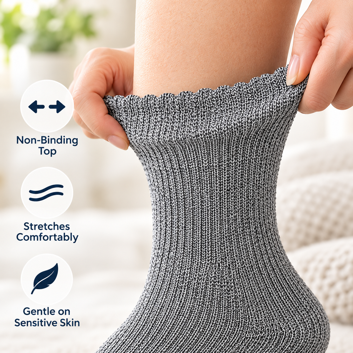 HappyFeet™ Bamboo Compression Socks