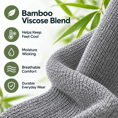 HappyFeet™ Bamboo Compression Socks