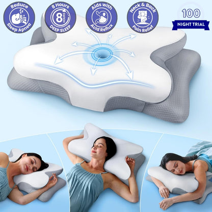 OrthoSleep Memory Foam Neck Pillow